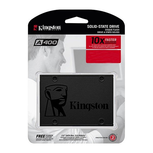 SSD накопичувач Kingston A400 480 GB (SA400S37/480G)  Фото №3