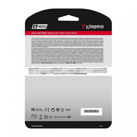 SSD накопичувач Kingston A400 480 GB (SA400S37/480G)  Фото №4