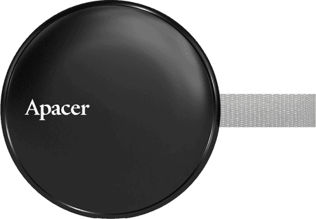 SSD накопитель Apacer Magnetic Portable AS725 512GB USB 3.2 Gen.2 Type-C MagSafe Black