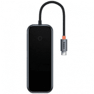 Мультипортовий адаптер Baseus AcmeJoy 5-Port Type-C Dark Gray (WKJZ010213)