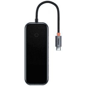 Мультипортовый адаптер Baseus AcmeJoy 5-Port Type-C Dark Gray (WKJZ010213)