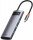 Мультипортовый адаптер Baseus Metal Gleam Series 5-in-1 Multifunctional Type-C HUB Gray (WKWG020013) Мультипортовый адаптер Baseus Metal Gleam Series 5-in-1 Multifunctional Type-C HUB Gray (WKWG020013)