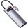 Мультипортовый адаптер Baseus Metal Gleam Series 5-in-1 Multifunctional Type-C HUB Gray (WKWG020013)  Фото №2