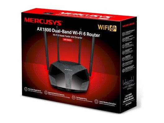 Бездротовий маршрутизатор (роутер) Mercusys MR1800X  Фото №2