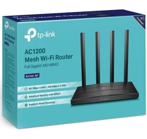 Бездротовий маршрутизатор (роутер) TP-Link Archer A6  Фото №2