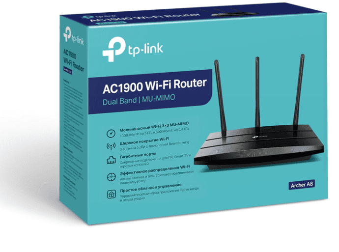 Бездротовий маршрутизатор (роутер) TP-Link Archer A8  Фото №3