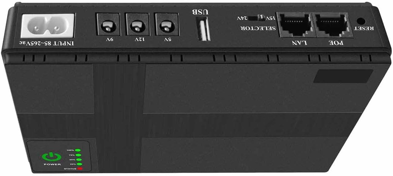 Джерело безперебійного живлення для роутера MUST DC UPS 10400mAh