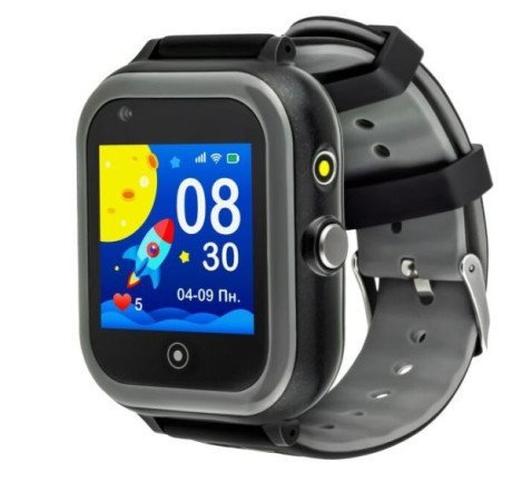 Детские смарт-часы GARMIX PointPRO-200 Black (GMXPP200-B)