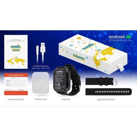 Дитячий смарт-годинник GARMIX PointPro-300 Black (GMXPP300-B)  Фото №2