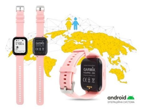 Дитячий смарт-годинник GARMIX PointPro-300 Pink (GMXPP300-P)  Фото №1