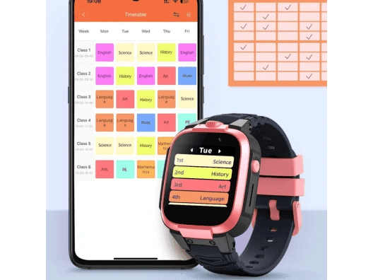 Дитячий смарт-годинник Mibro Watch Phone Z3 Pink  Фото №6