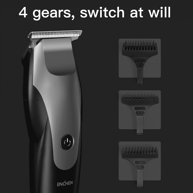 Машинка для стрижки Enchen Hummingbird Hair Clipper Black (MK525-052)  Фото №2