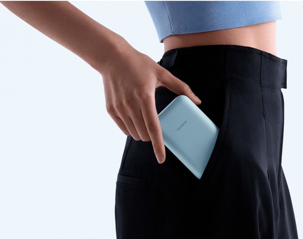 Внешний аккумулятор (павербанк) Xiaomi 10000mAh 22.5W Integrated Cable Blue BHR9073GL  Фото №7