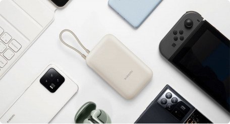 Внешний аккумулятор (павербанк) Xiaomi 10000mAh 22.5W Integrated Cable Blue BHR9073GL  Фото №8