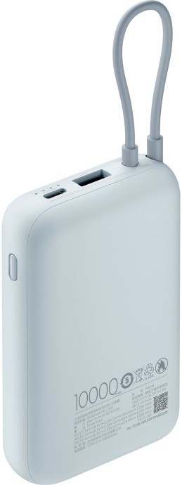 Зовнішній акумулятор (павербанк) Xiaomi 10000mAh 22.5W Integrated Cable Blue BHR9073GL  Фото №10
