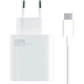 Мережевий зарядний пристрій Xiaomi 120W HyperCharge White (BHR9462EU)