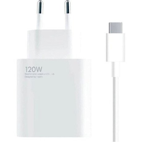 Мережевий зарядний пристрій Xiaomi 120W HyperCharge White (BHR9462EU)