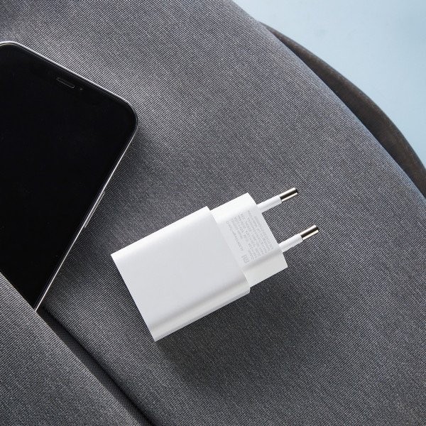 Мережевий зарядний пристрій Xiaomi Mi 20W Charger Type-C EU White (BHR4927GL)  Фото №1