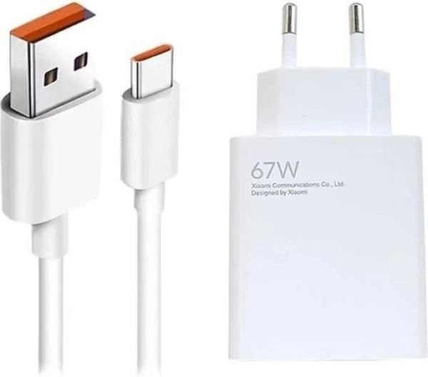 Мережевий зарядний пристрій Xiaomi Wall Charger 67W White + USB-C (BHR6035EU)