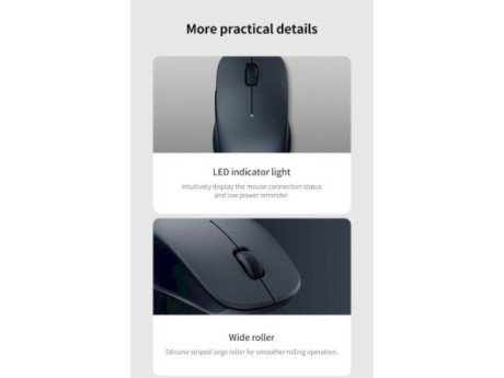 Мышь Xiaomi Dual-mode Wireless Mouse 2 White (BHR8849GL)  Фото №3