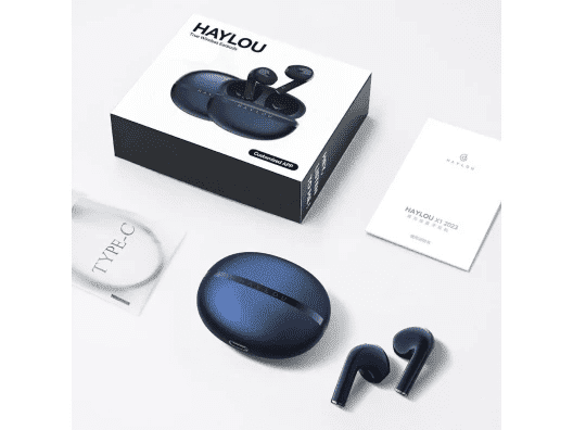 Навушники TWS Haylou X1 2023 Blue (1006570)  Фото №4
