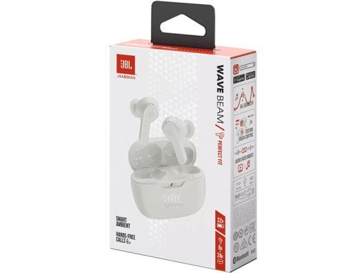 Наушники TWS JBL Wave Beam White (JBLWBEAMWHT)  Фото №7