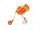 Наушники без микрофона Panasonic RP-HJE118GU -D Orange  Фото №0