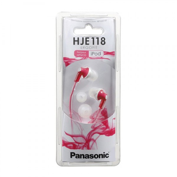 Наушники без микрофона Panasonic RP-HJE118GU -P Pink  Фото №0