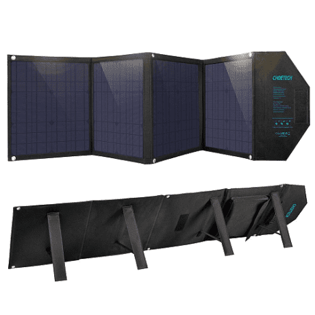Зарядное устройство на солнечной батарее Choetech Solar panel 80 Watt (SC007)  Фото №0