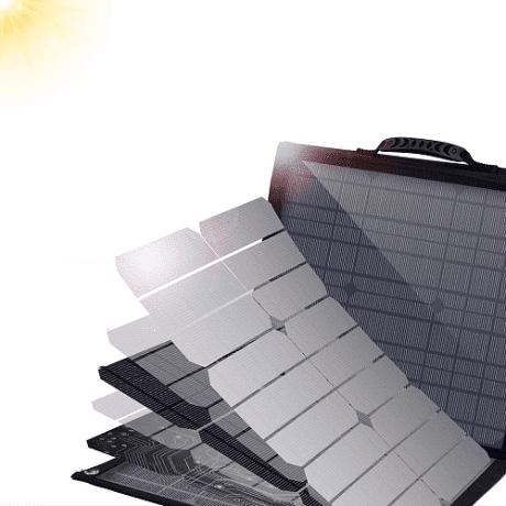 Зарядное устройство на солнечной батарее Choetech Solar panel 80 Watt (SC007)  Фото №3