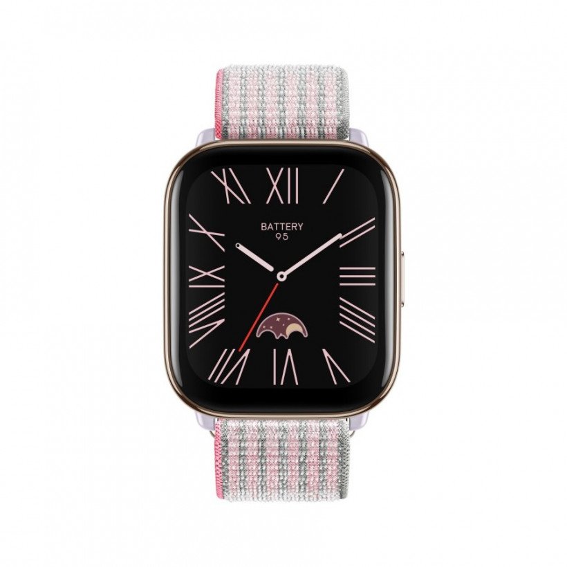 Ремінець для смарт-годинника Amazfit 20mm Nylon Medium Universal Pink (S240DNTY1N)  Фото №1
