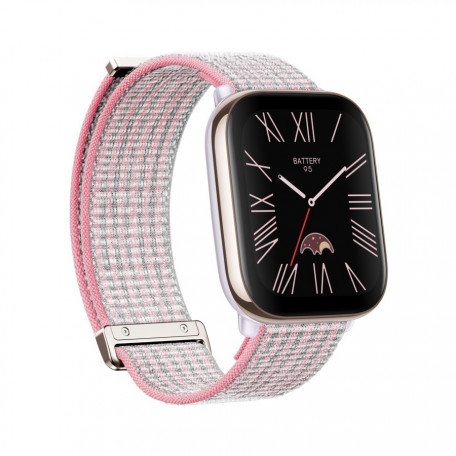 Ремінець для смарт-годинника Amazfit 20mm Nylon Medium Universal Pink (S240DNTY1N)  Фото №0