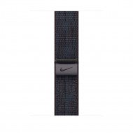Ремінець Apple Ремінець для годинника Watch 44/45/46/49mm Black/Blue Nike Sport Loop (MYJD3) Ремінець Apple Ремінець для годинника Watch 44/45/46/49mm Black/Blue Nike Sport Loop (MYJD3)