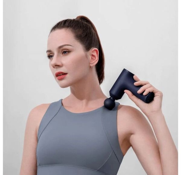 Перкусійний масажер Xiaomi Massage Gun Mini Navy Blue (XMFG-M352)  Фото №3