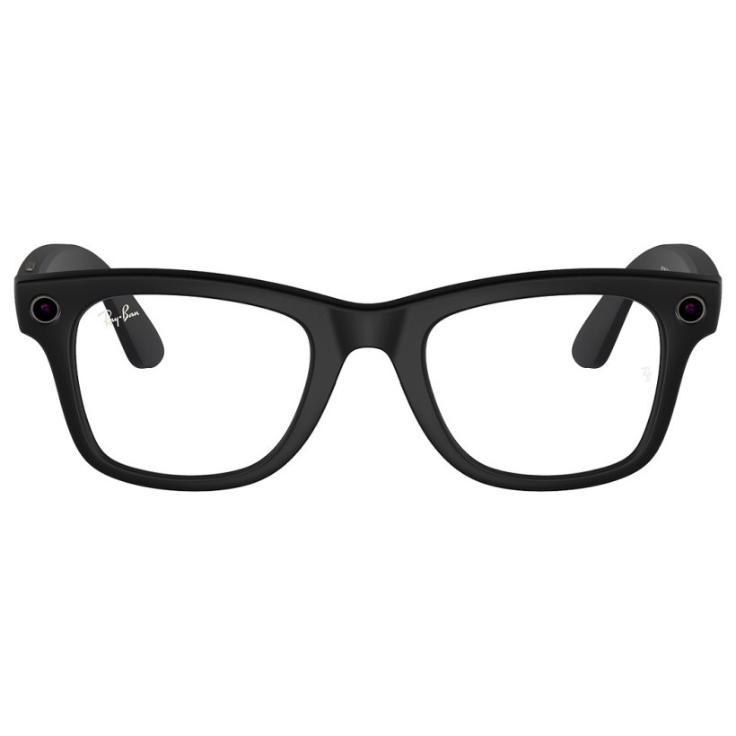 Смарт-окуляри Ray-Ban Meta Wayfarer Large Matte Black/Clear to Graphite Green Transitions (RW4008 601S1M 53-22)