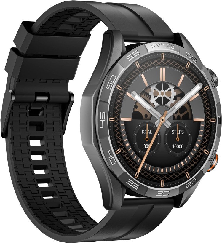Смарт-годинник Haylou Solar 5 LS20 Black Silicone Strap  Фото №0