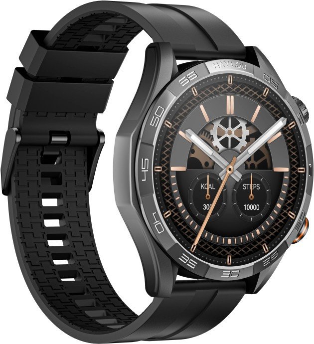 Смарт-годинник Haylou Solar 5 LS20 Black Silicone Strap  Фото №0