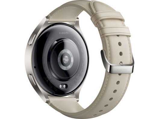 Смарт-часы Xiaomi Watch 2 Titan Gray Case with White Leather Strap (BHR9306GL)  Фото №2