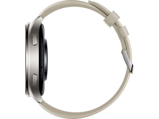 Смарт-часы Xiaomi Watch 2 Titan Gray Case with White Leather Strap (BHR9306GL)  Фото №4