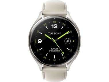 Смарт-годинник Xiaomi Watch 2 Titan Gray Case with White Leather Strap (BHR9306GL)