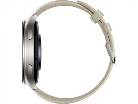 Смарт-часы Xiaomi Watch 2 Titan Gray Case with White Leather Strap (BHR9306GL)  Фото №4