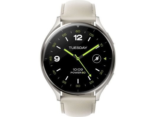Смарт-годинник Xiaomi Watch 2 Titan Gray Case with White Leather Strap (BHR9306GL)