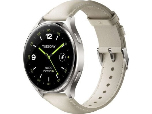 Смарт-годинник Xiaomi Watch 2 Titan Gray Case with White Leather Strap (BHR9306GL)  Фото №0