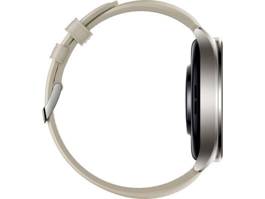 Смарт-годинник Xiaomi Watch 2 Titan Gray Case with White Leather Strap (BHR9306GL)  Фото №3