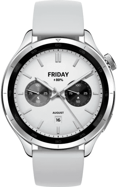 Смарт-годинник Xiaomi Watch S4 Silver (BHR9197GL)
