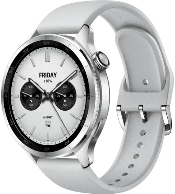 Смарт-годинник Xiaomi Watch S4 Silver (BHR9197GL)  Фото №0