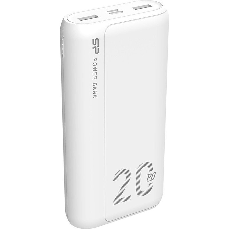 Внешний аккумулятор (павербанк) Silicon Power QS15 20000mAh White (SP20KMAPBKQS150W)  Фото №0