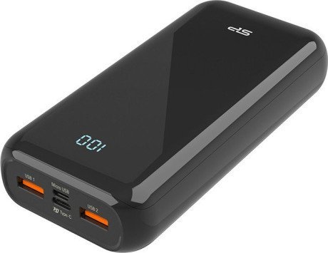 Зовнішній акумулятор (павербанк) Silicon Power QS28 20000 mAh Black (SP20KMAPBKQS280K)  Фото №1