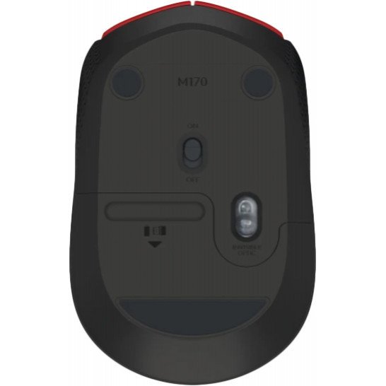Миша Logitech M171 Red (910-004641)  Фото №1