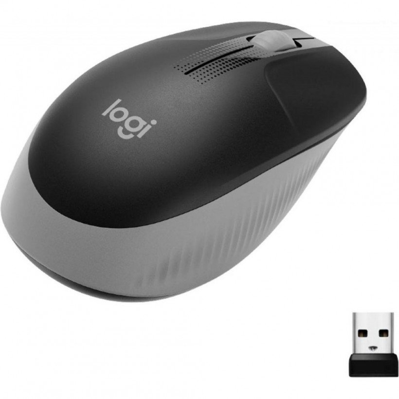 Миша Logitech M190 Wireless Mid Grey (910-005906)  Фото №3